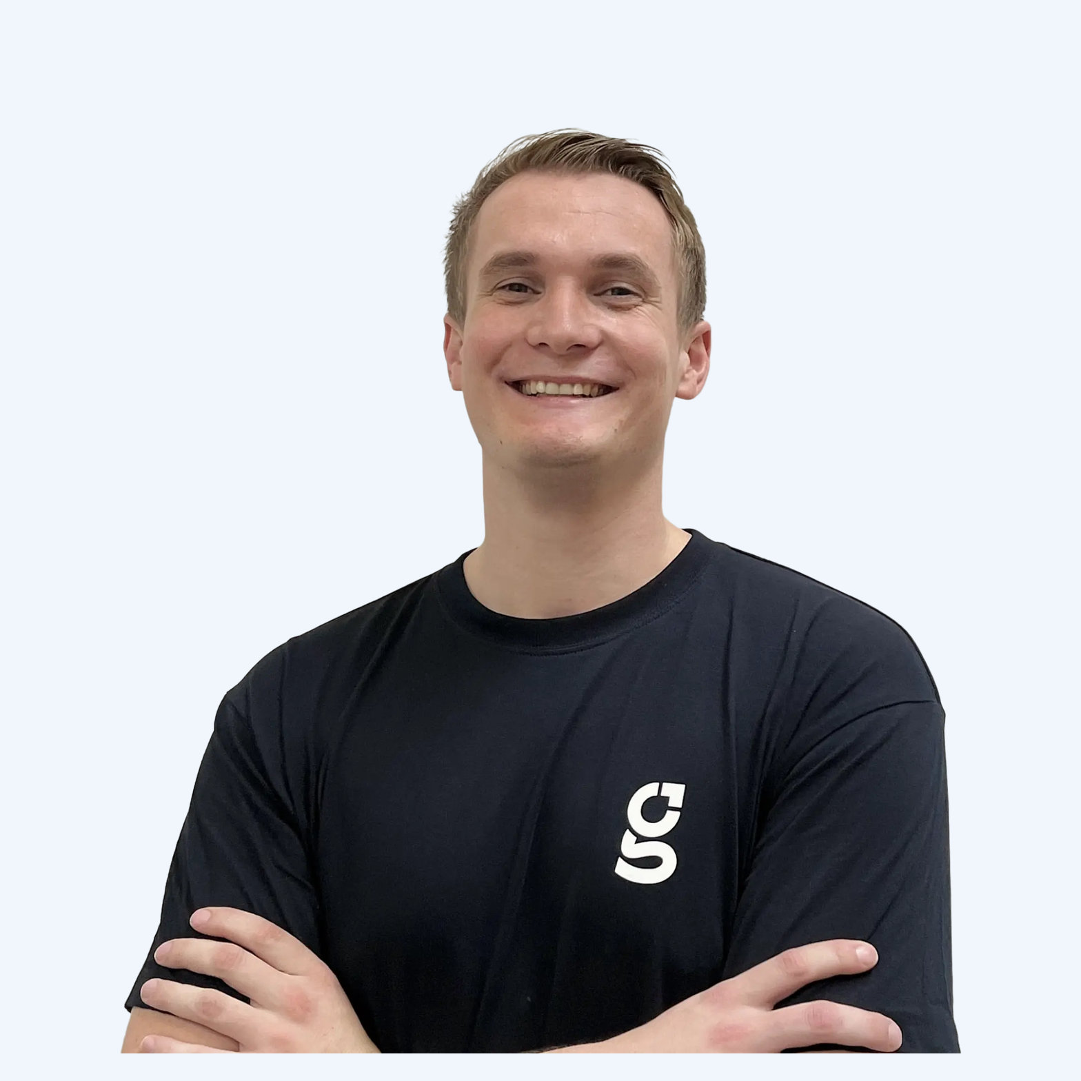 Portræt af Mathias Vesterled, softwareingeniør i Gantio Robotics